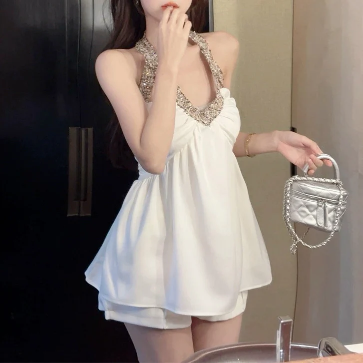 Halter neck satin camisole HA2445 - Image 5