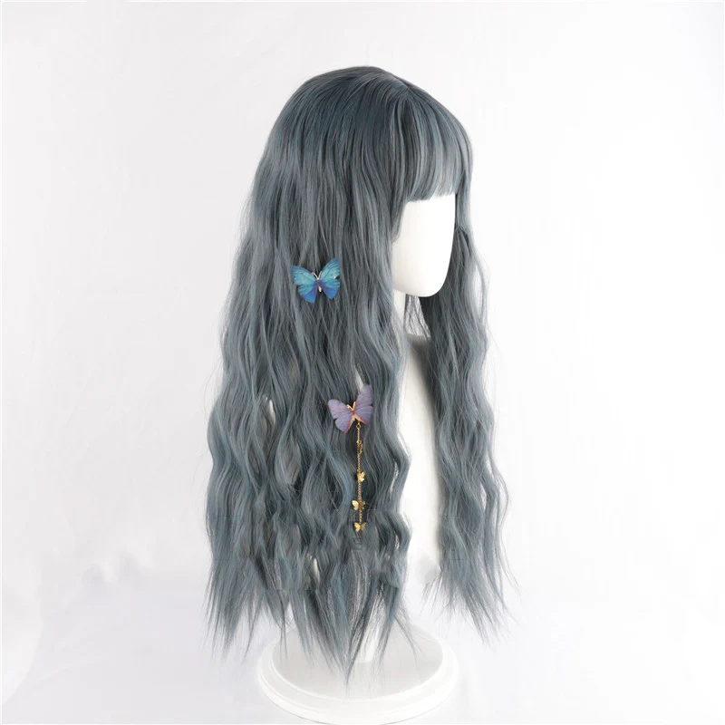 Haze Gray Blue Wig  HA0067 - Image 4