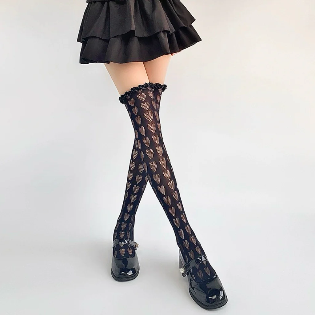 Heart Bow Knee Socks HA2544 - Image 8