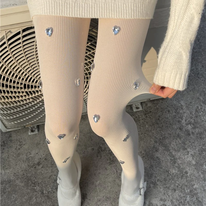 Heart diamond stockings   HA1514 - Image 2
