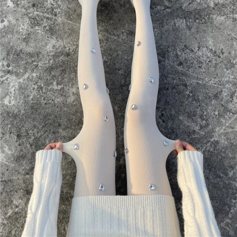 Heart diamond stockings   HA1514 - Image 3