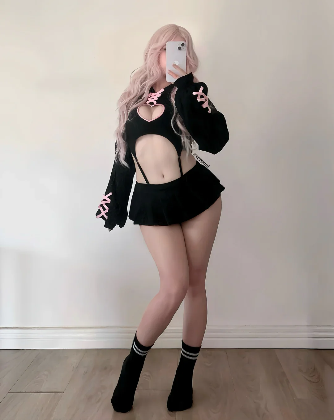 KORURACKUB-HEART HOLLOW BODYSUIT SR16 - Image 4