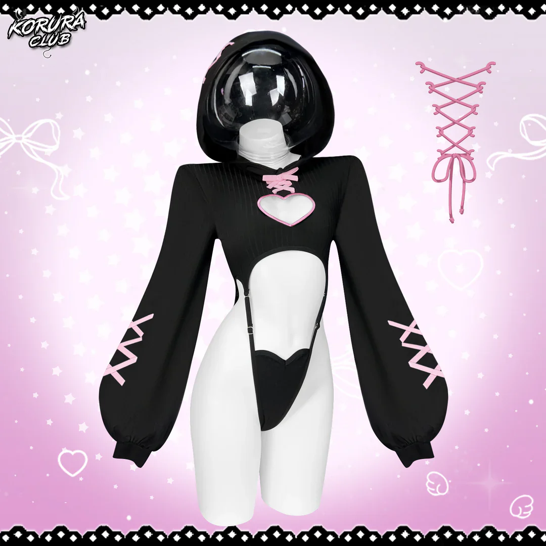KORURACKUB-HEART HOLLOW BODYSUIT SR16 - Image 7