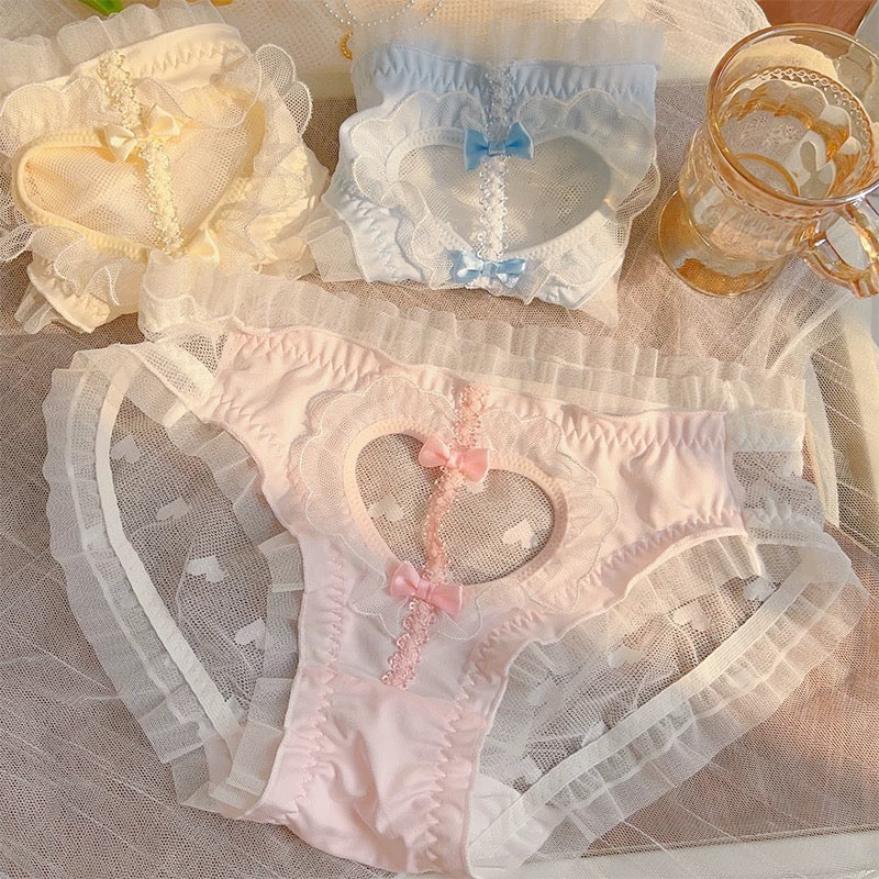 Heart hollow panties (3-piece set) HA2643 - Image 3
