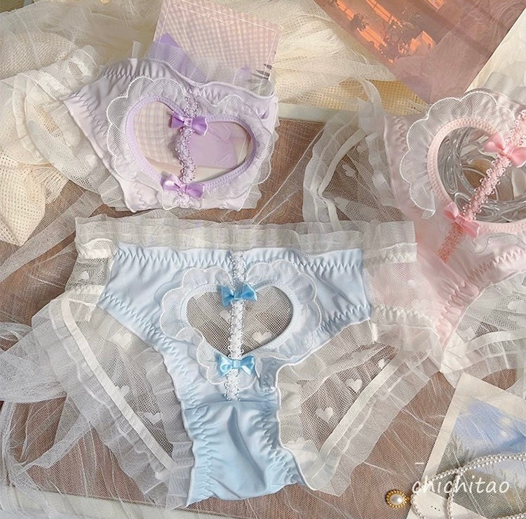 Heart hollow panties (3-piece set) HA2643 - Image 8