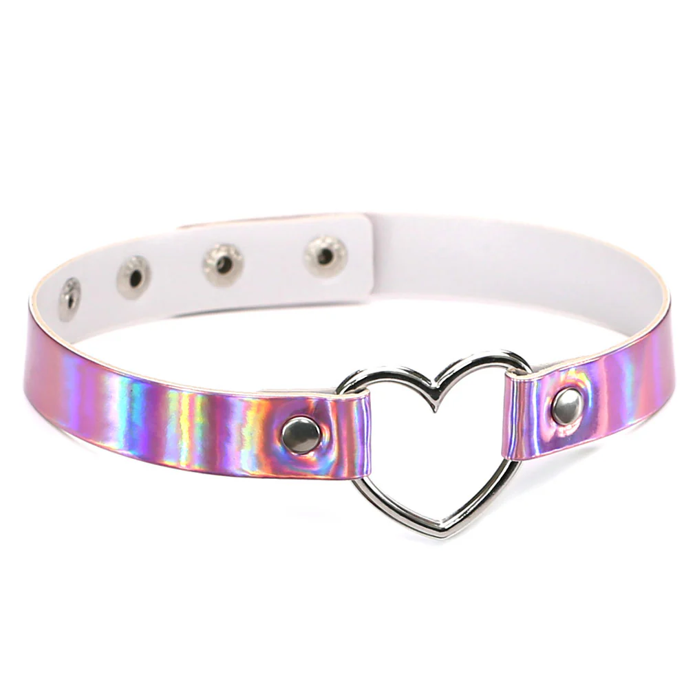 Heart pendant choker necklace   HA0381 - Image 4