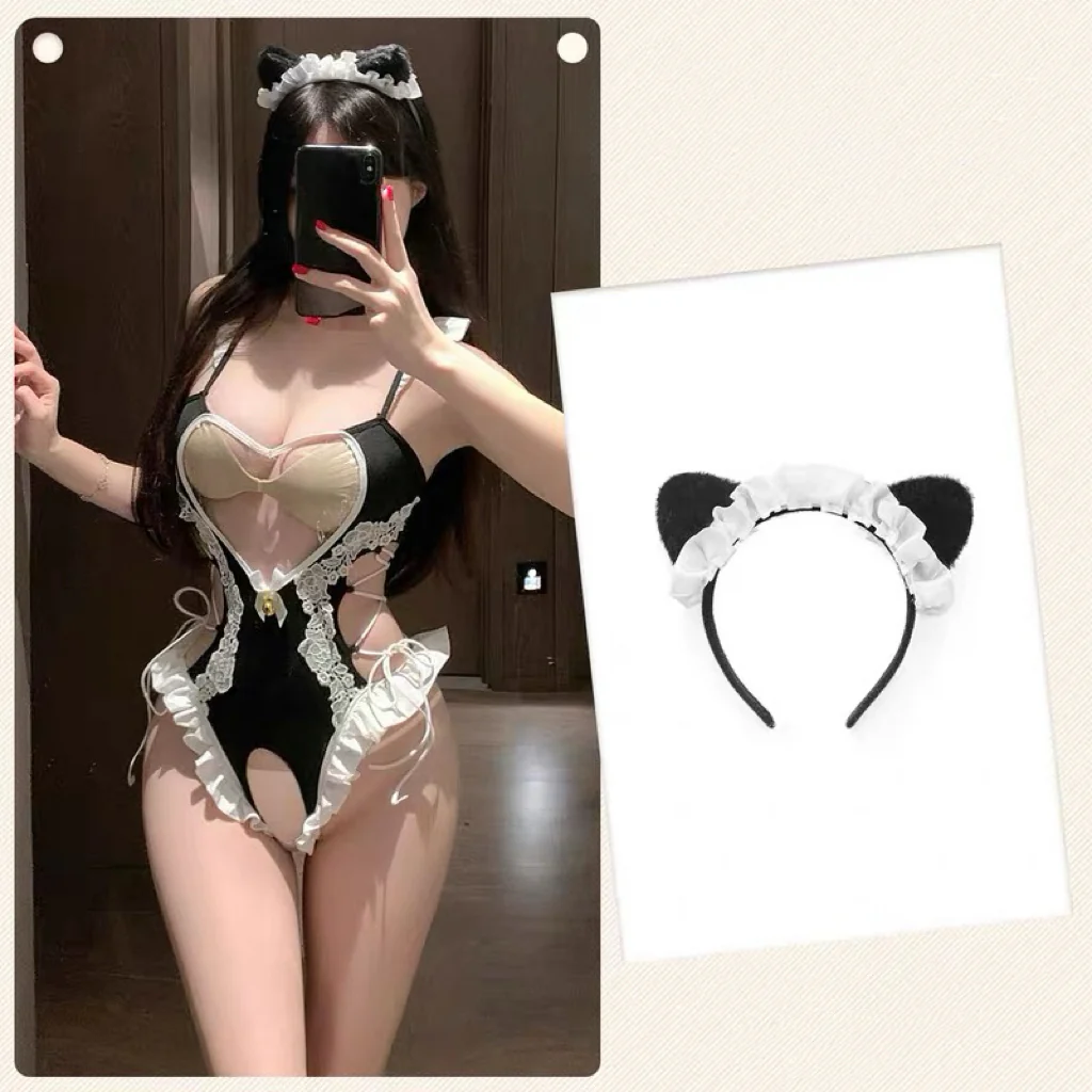 Heart-shaped maid suit HA2989 - Image 2