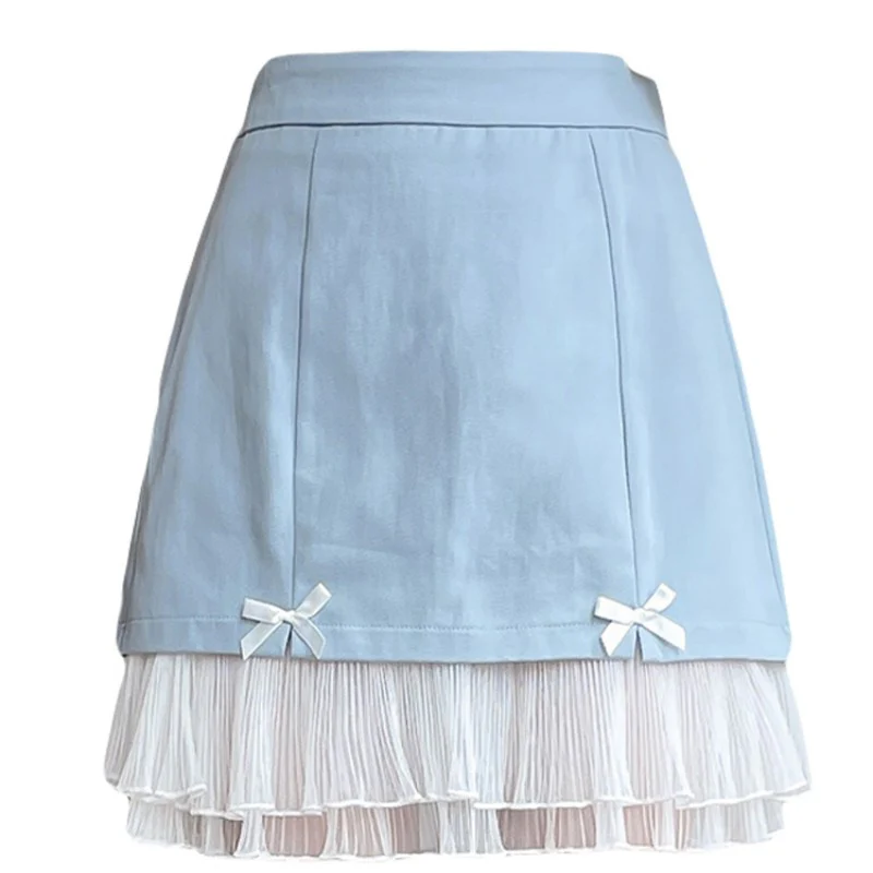 High waist denim skirt  HA1510 - Image 5