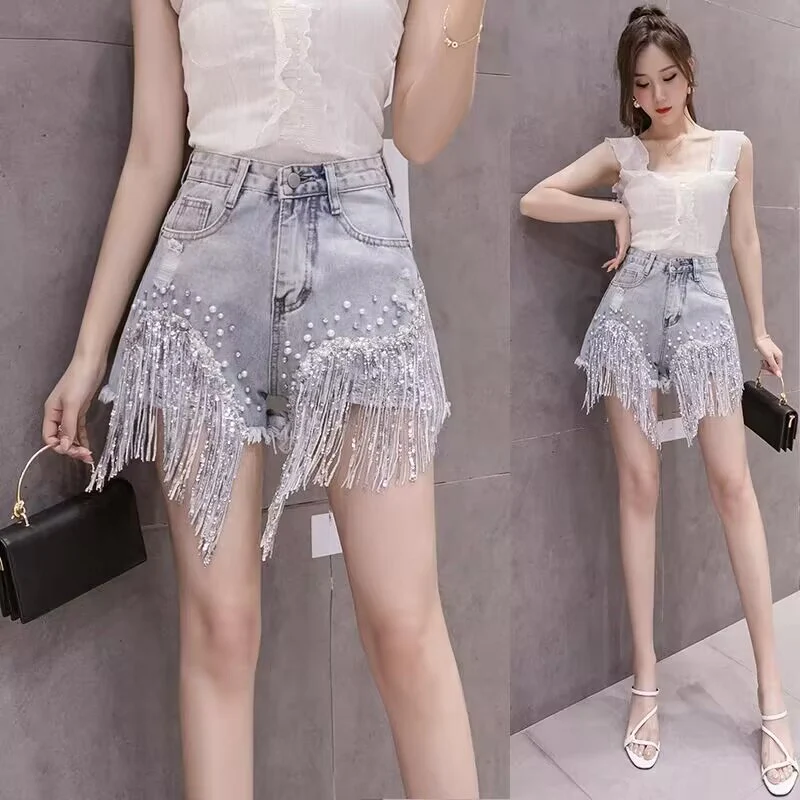 High waist loose slim hot pants   HA1904 - Image 3