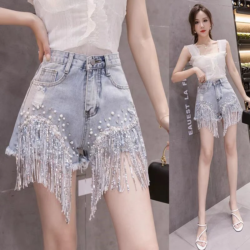 High waist loose slim hot pants   HA1904 - Image 4