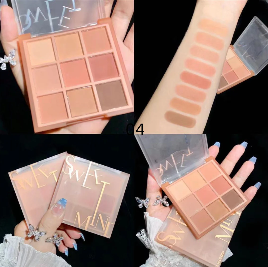 Highlighter eyeshadow palette   HA0440 - Image 6
