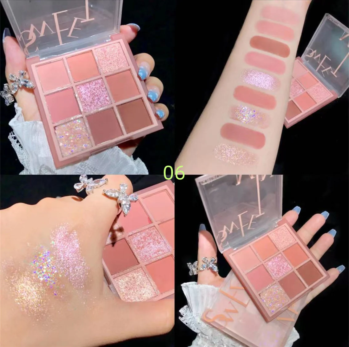 Highlighter eyeshadow palette   HA0440 - Image 8