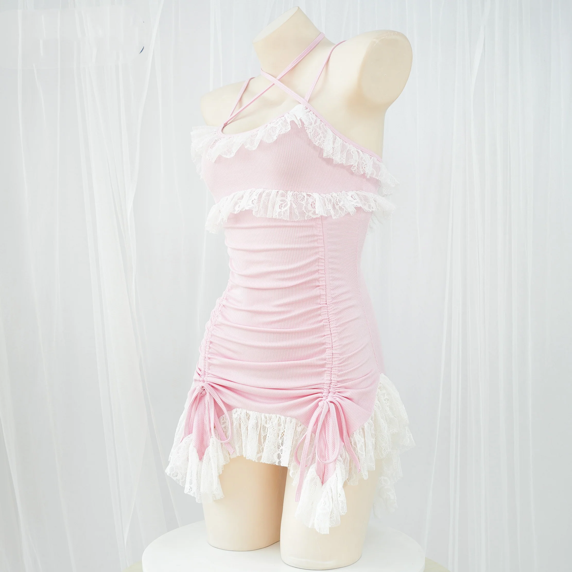 Hip lace hot girl dress pajamas   HA1256 - Image 4