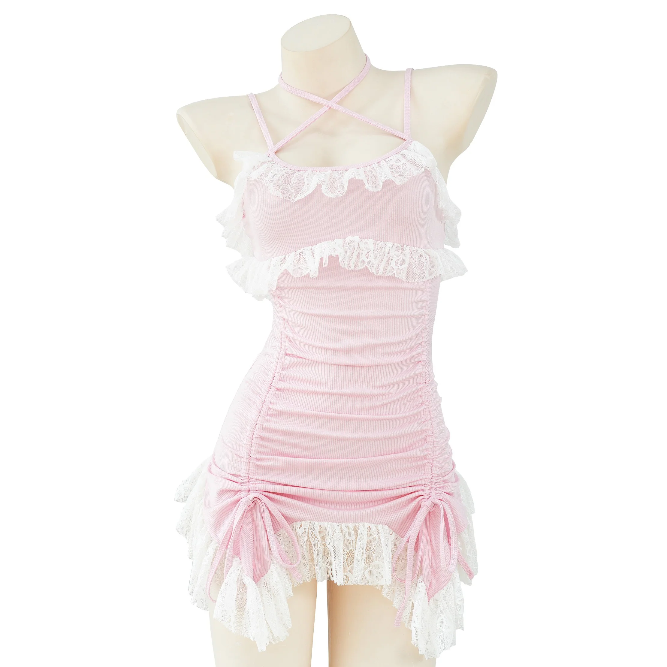 Hip lace hot girl dress pajamas   HA1256 - Image 5