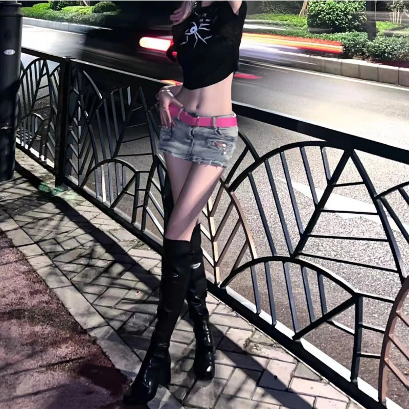 Hip Lift Denim Shorts   HA2089 - Image 2