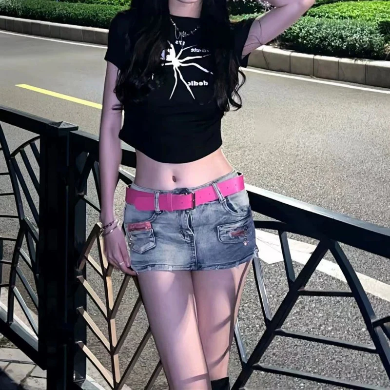Hip Lift Denim Shorts   HA2089 - Image 3