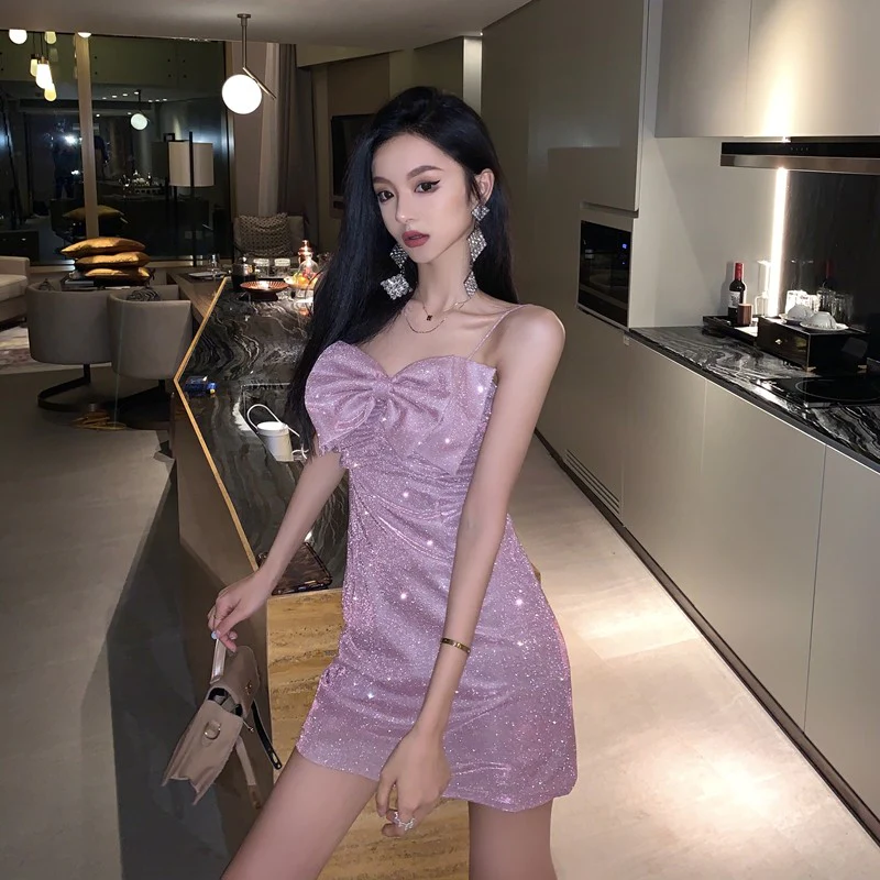Hip wrap suspender dress HA1899 - Image 4