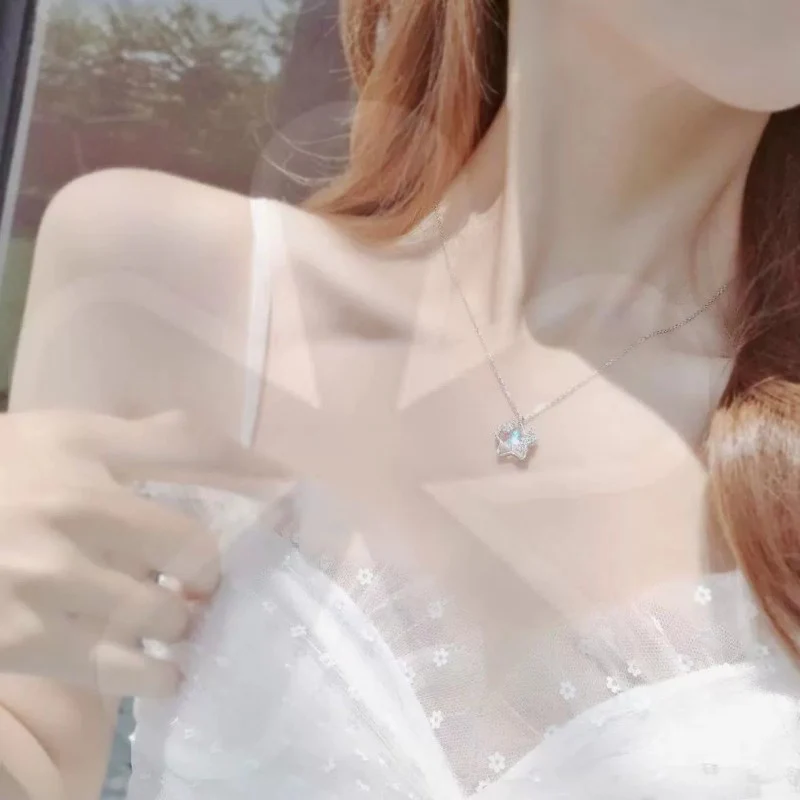 Honey Star Moon Heart Necklace   HA1723 - Image 4