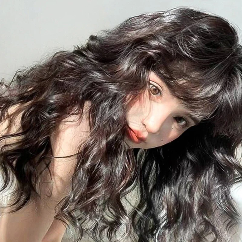 Hong Kong style wool curly wig   HA1891 - Image 3
