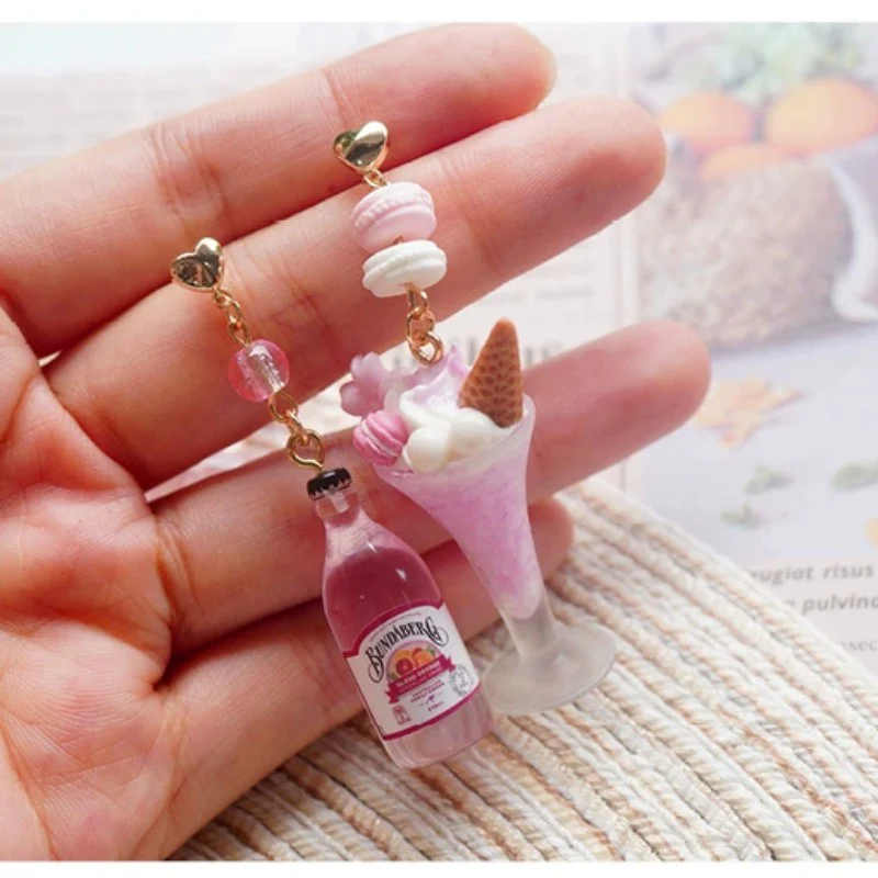 Ice cream stud earrings   HA2029 - Image 2