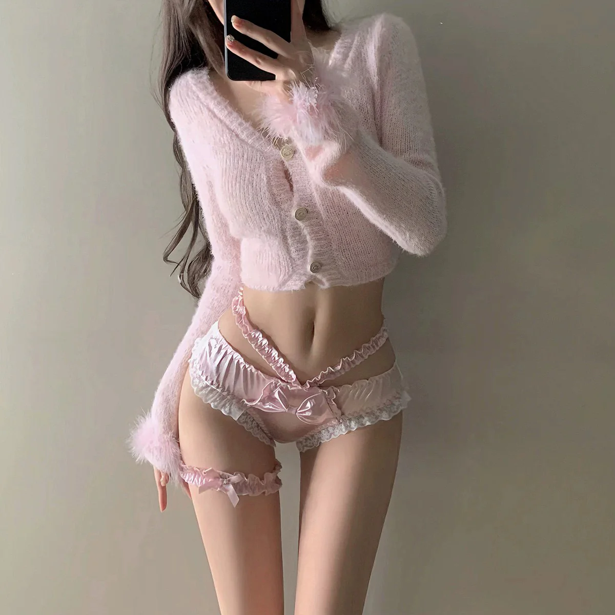 Ice silk bow underwear HA2808 - Image 5