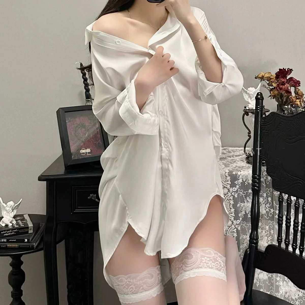 Ice silk sweet shirt HA2848 - Image 2
