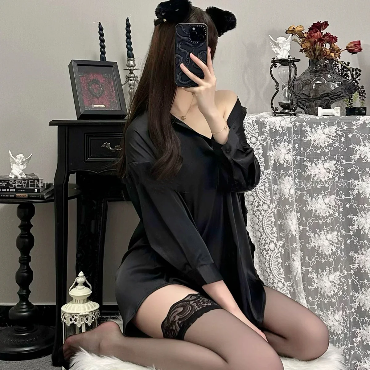 Ice silk sweet shirt HA2848 - Image 3
