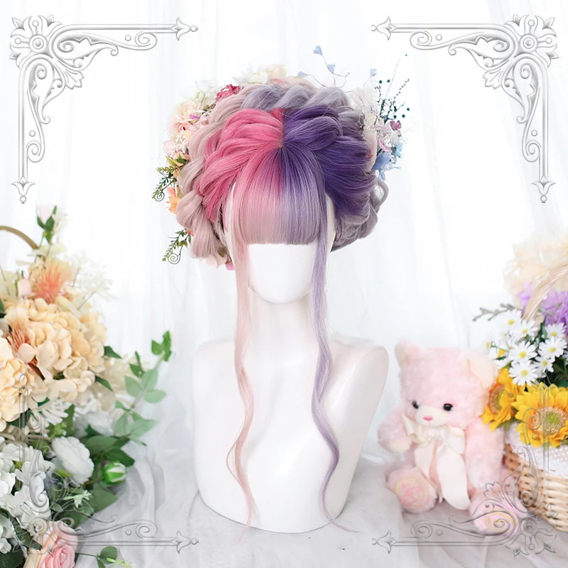Japanese gradient big wavy curly hair HA0458 - Image 2