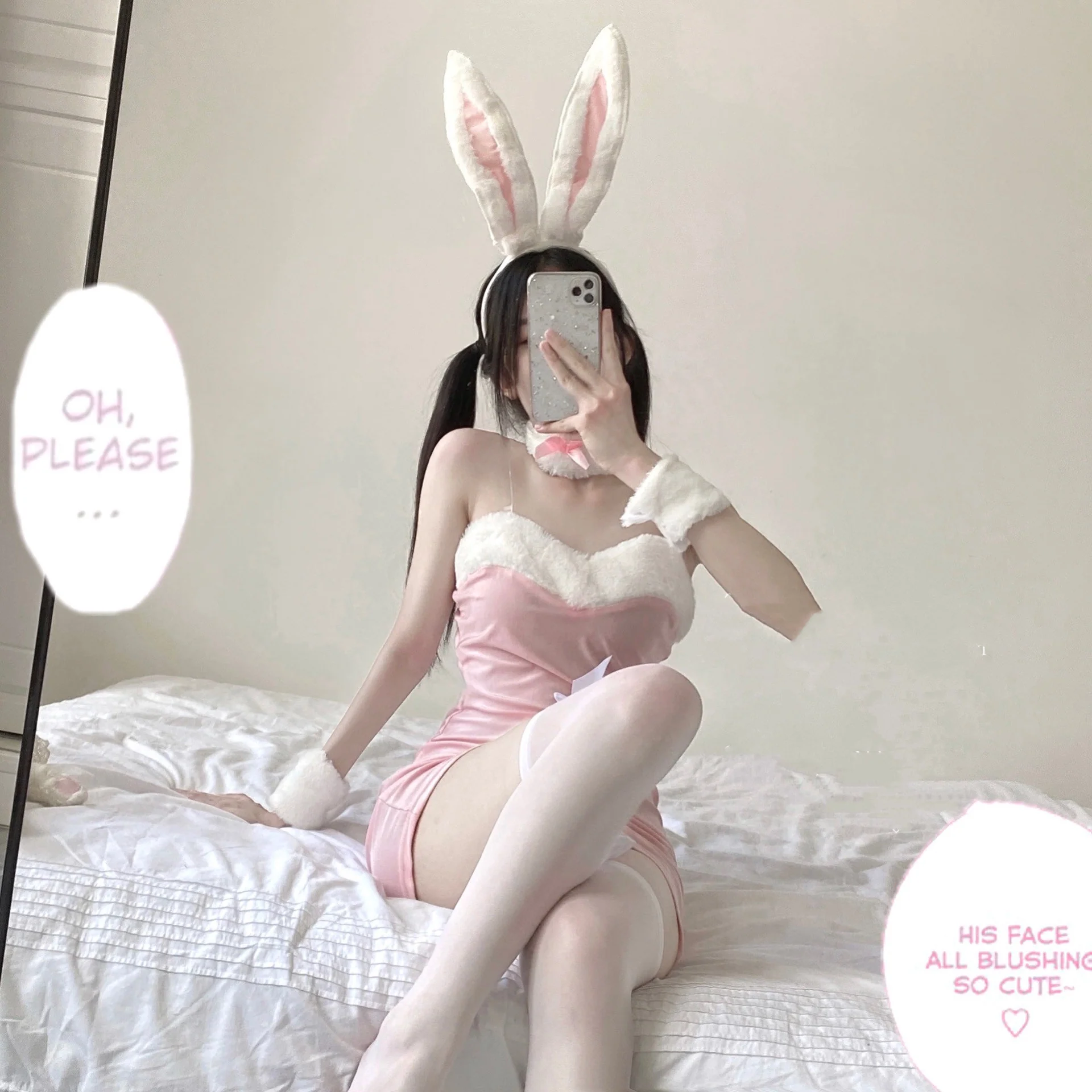 Kawaii Plush Bunny Set  HA0799 - Image 4