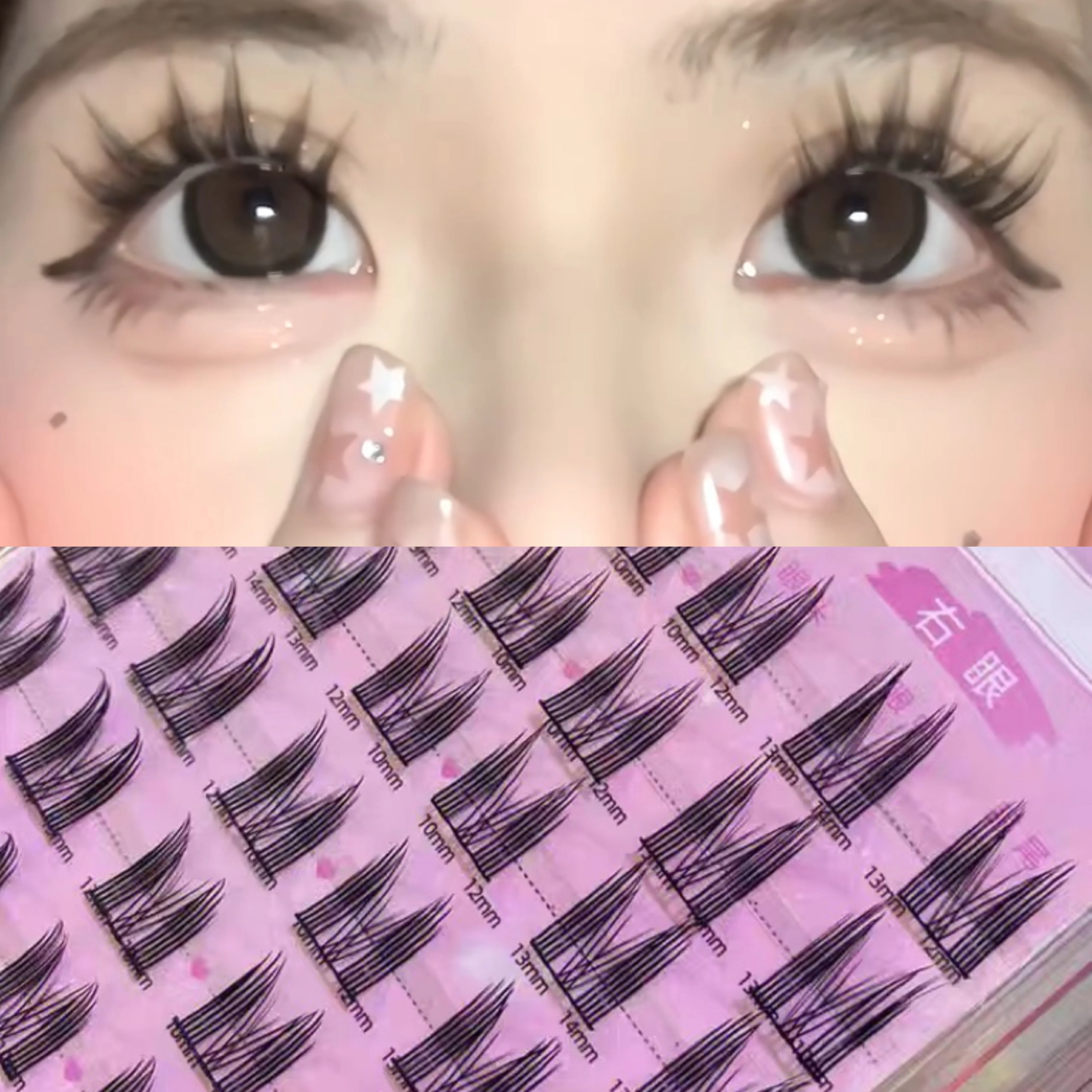 Simulation fake eyelashes  HA1667 - Image 2
