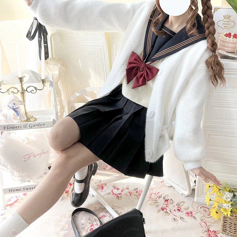 Knitted cardigan sweater coat   HA1539 - Image 2