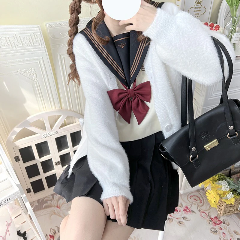 Knitted cardigan sweater coat   HA1539 - Image 3
