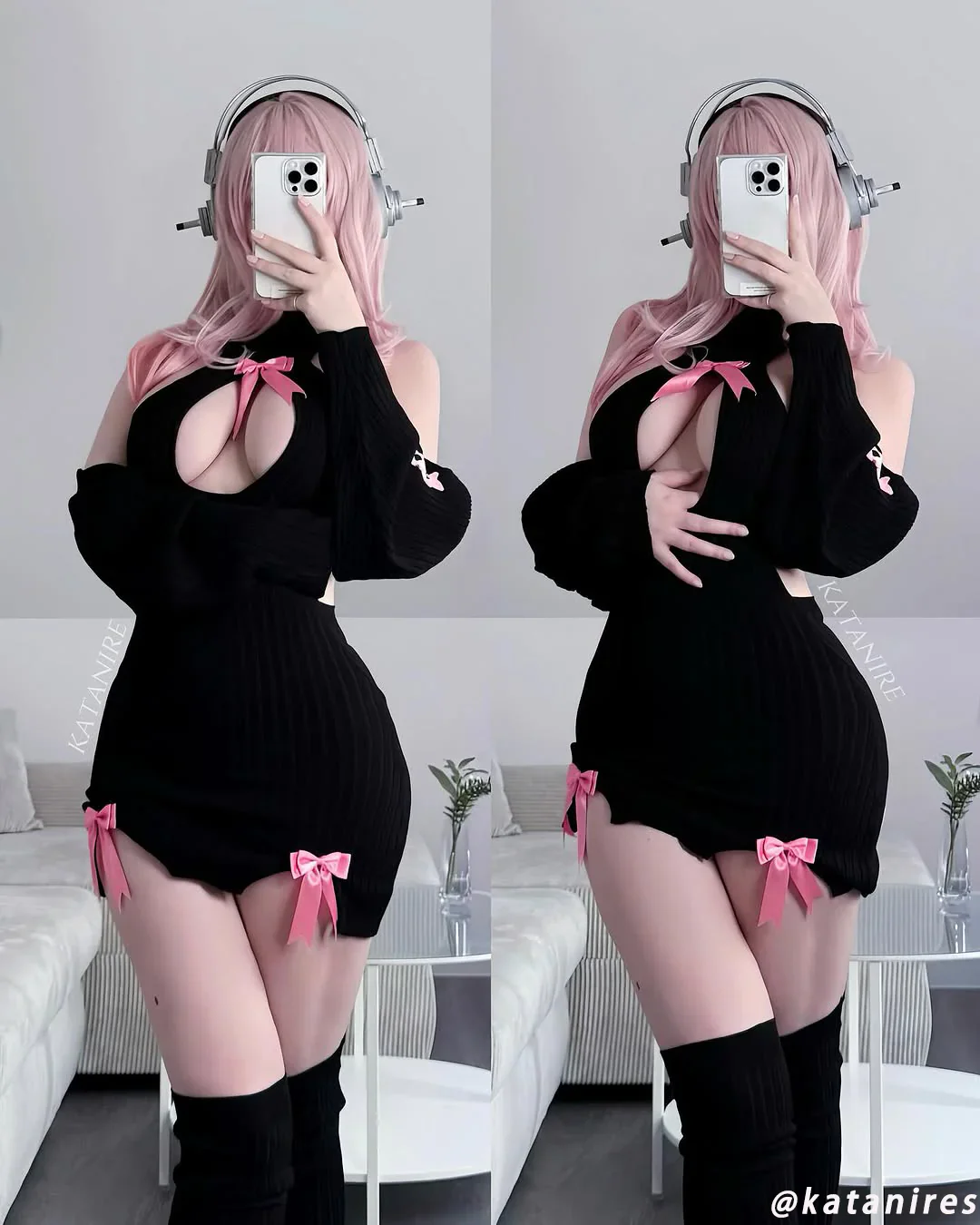 KORURACLUB-Bow Sweater KO57 - Image 8