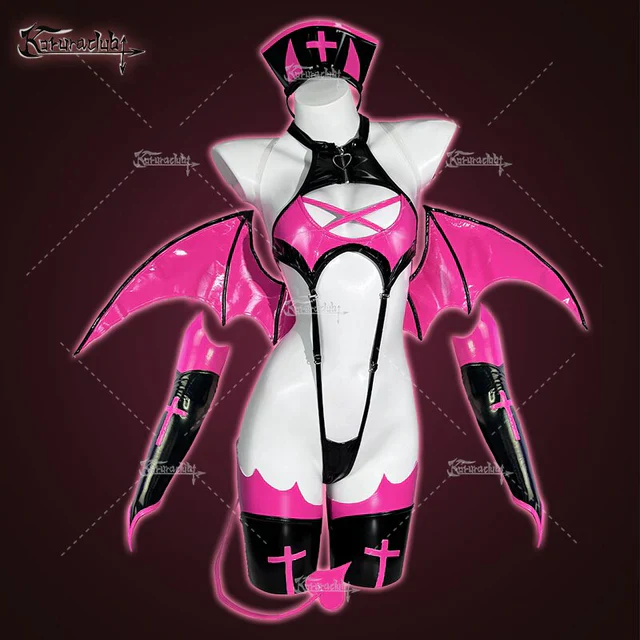 KORURACLUB-Cosplay Love-heart succubus Lingerie KO12 - Image 5