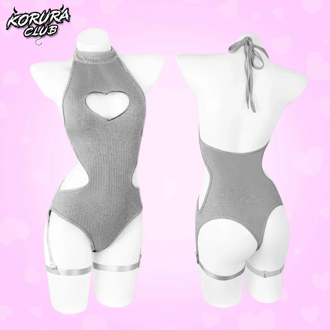 KORURACLUB-Cute Heart Bodysuit KO102 - Image 8
