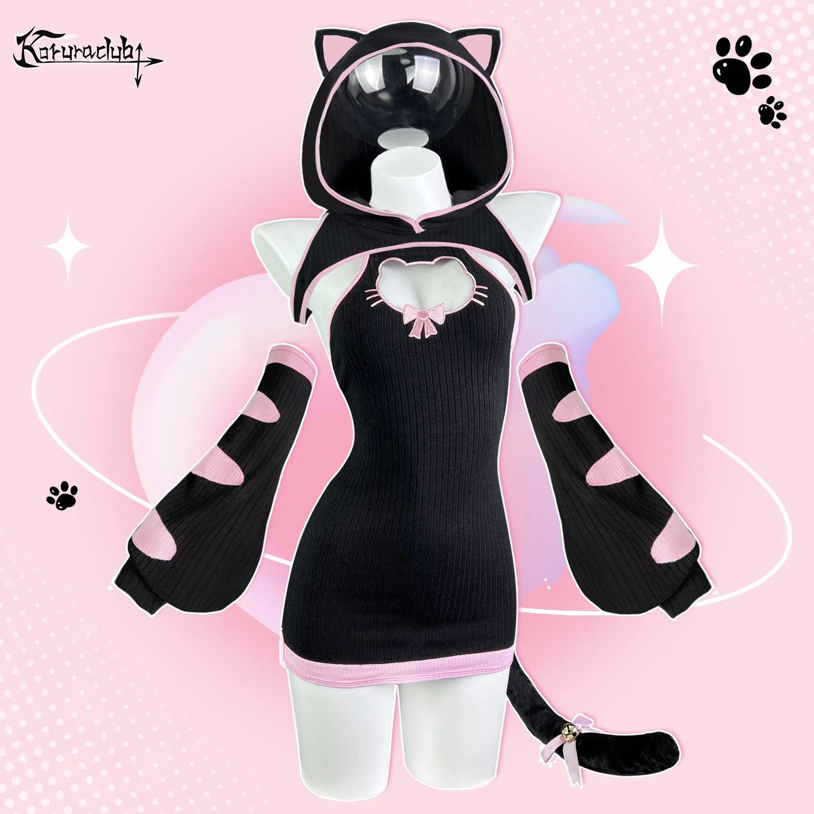 KORURACLUB-PRE-SALE Cosplay Cute Tabby Cat Costume HA2950 - Image 6