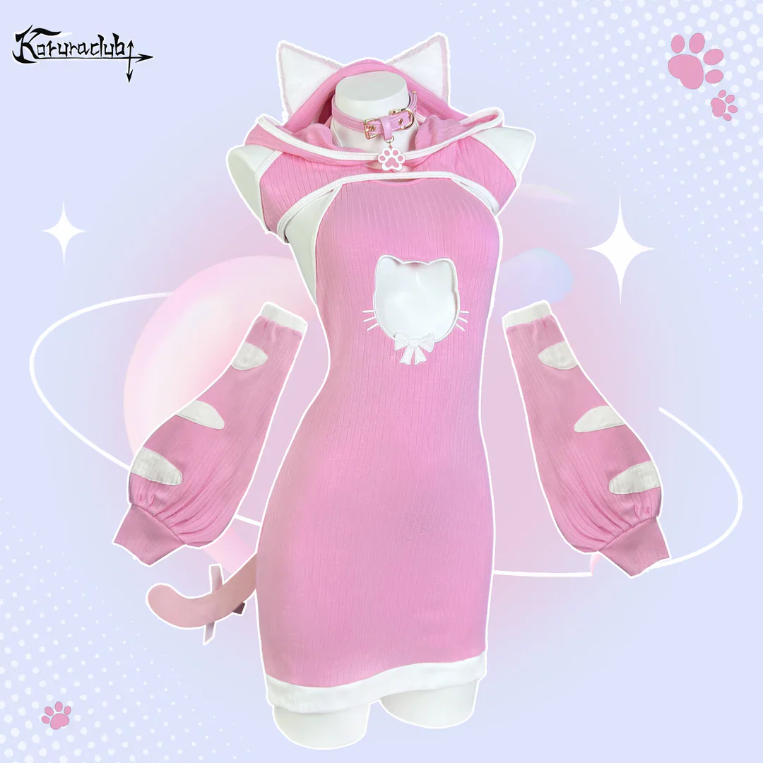KORURACLUB-PRE-SALE Cosplay Cute Tabby Cat Costume HA2950 - Image 7