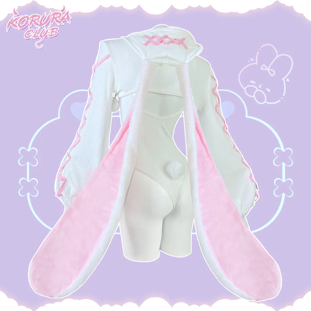 Cosplay Heart-Lock Floppy Bunny Jumpsuit KO103 - Image 9
