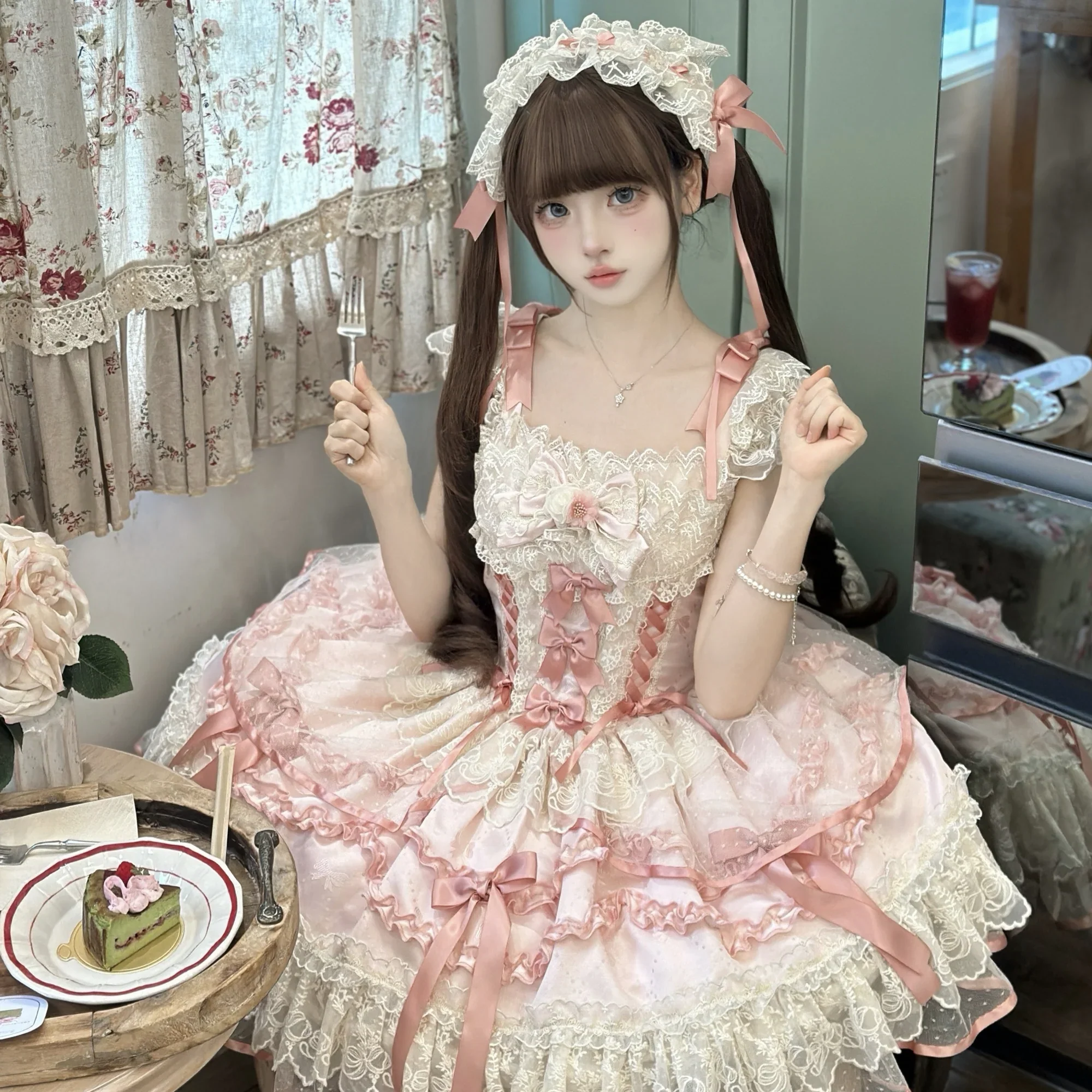 Lace ballet Lolita dress HA2978 - Image 4
