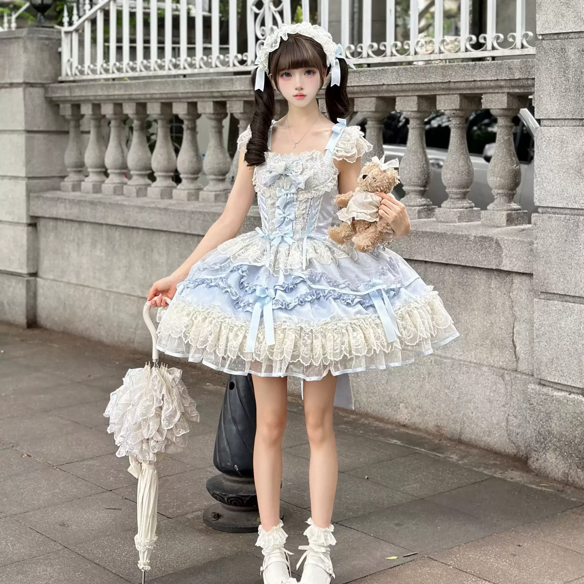Lace ballet Lolita dress HA2978 - Image 5