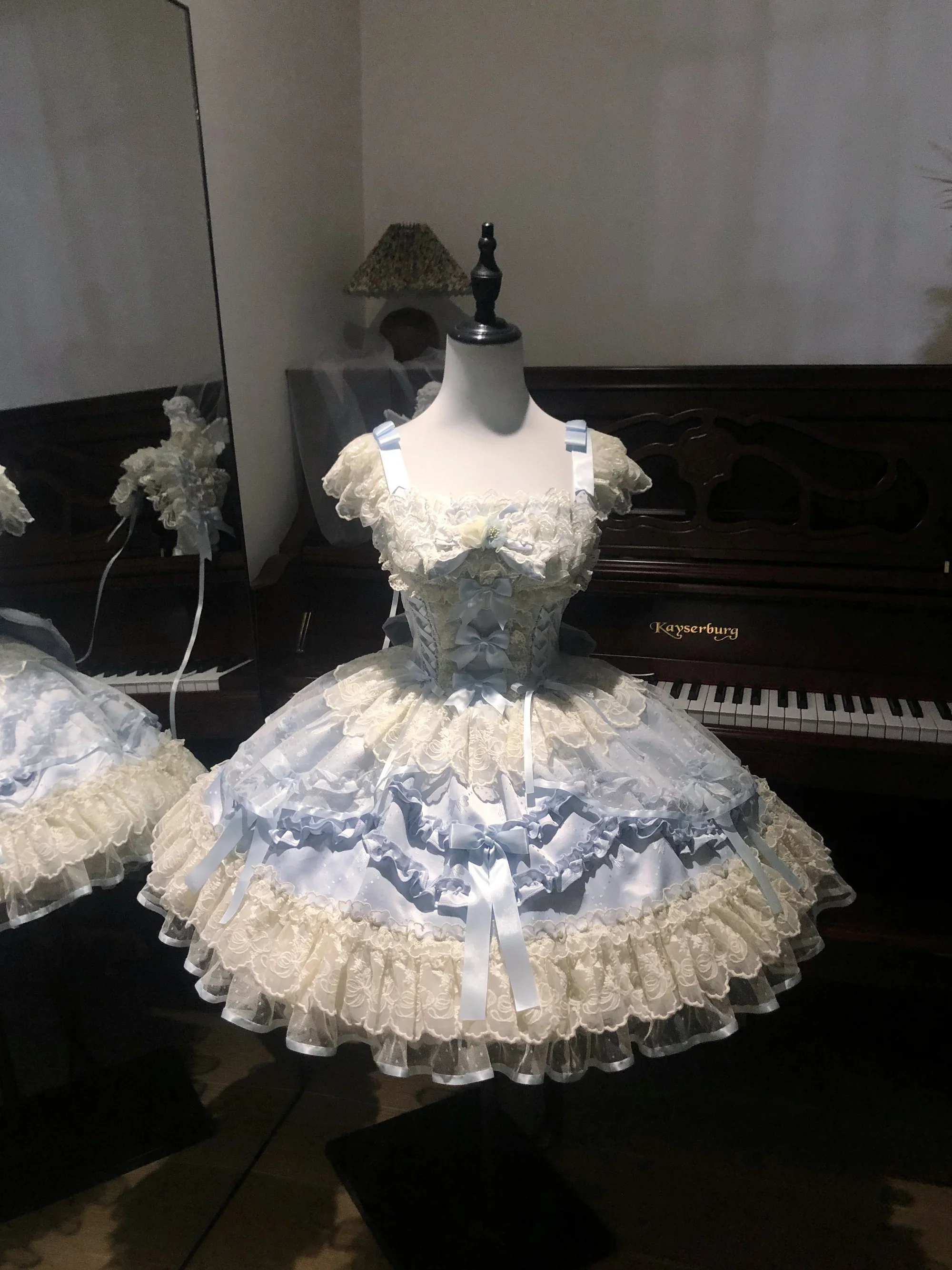 Lace ballet Lolita dress HA2978 - Image 6