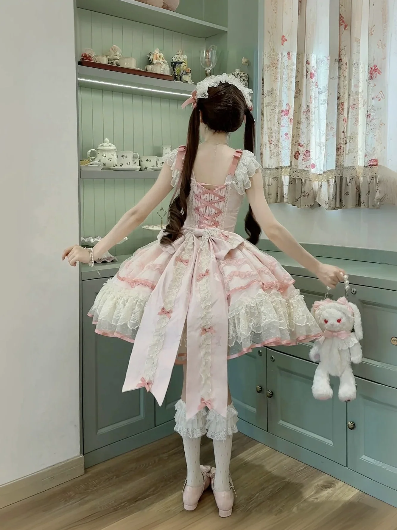 Lace ballet Lolita dress HA2978 - Image 8