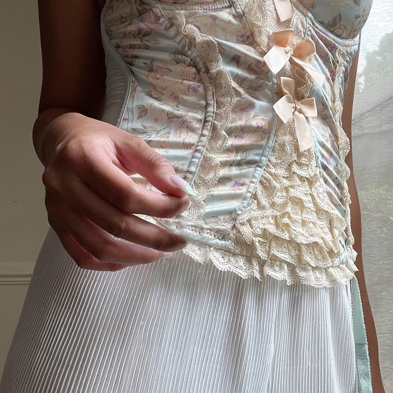 Lace bow camisole HA2465 - Image 3