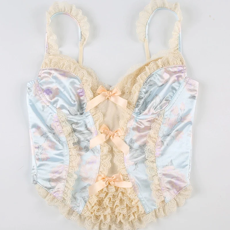 Lace bow camisole HA2465 - Image 4