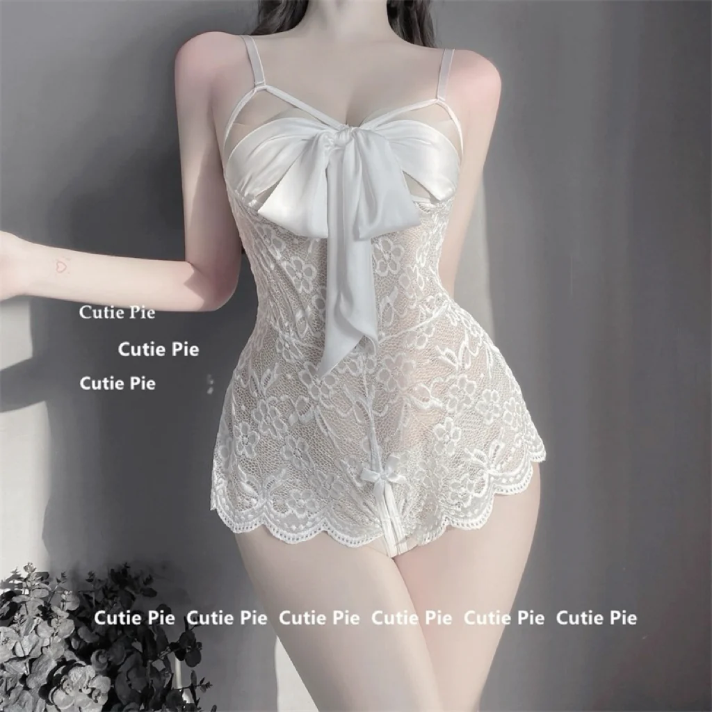 Lace bow jumpsuit HA2320 - Image 3