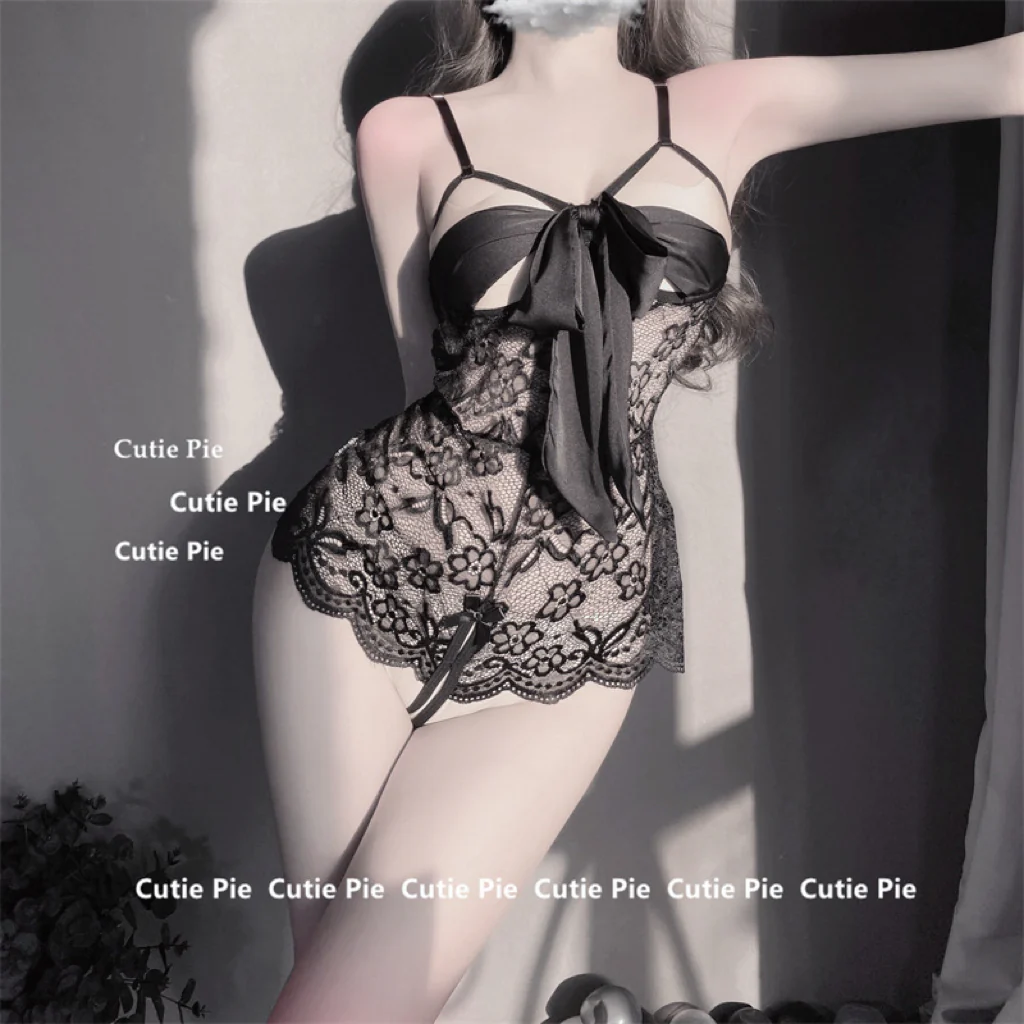 Lace bow jumpsuit HA2320 - Image 5