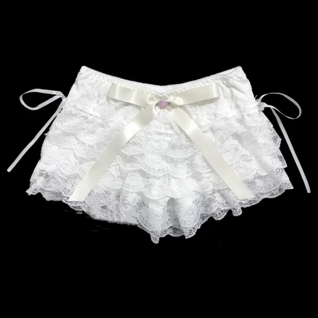 Lace bow shorts HA29754 - Image 2