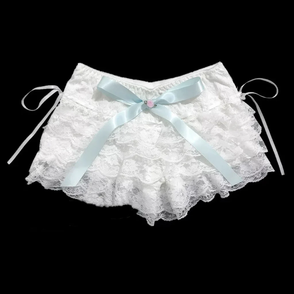 Lace bow shorts HA29754 - Image 4