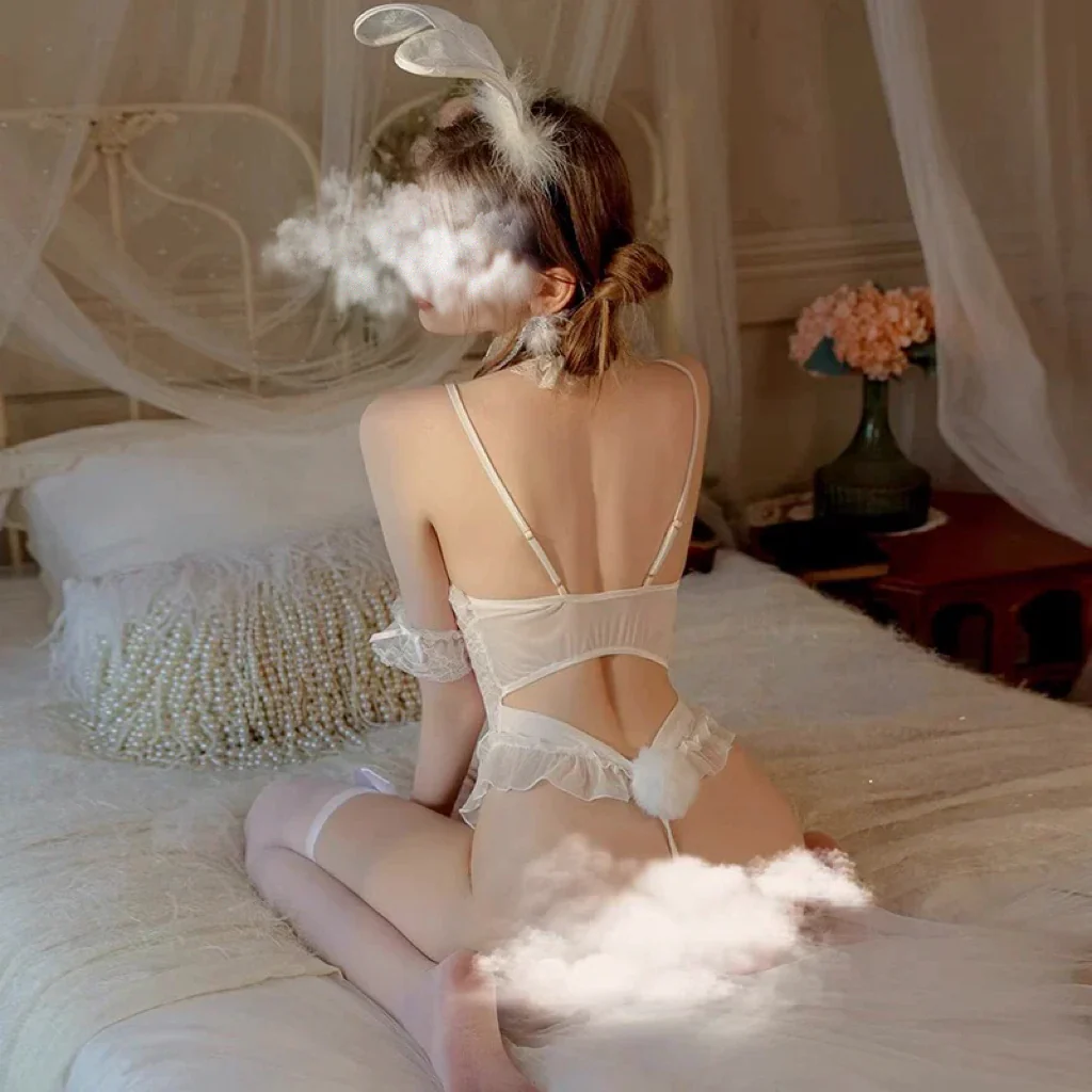 Lace bunny suit HA2771 - Image 4