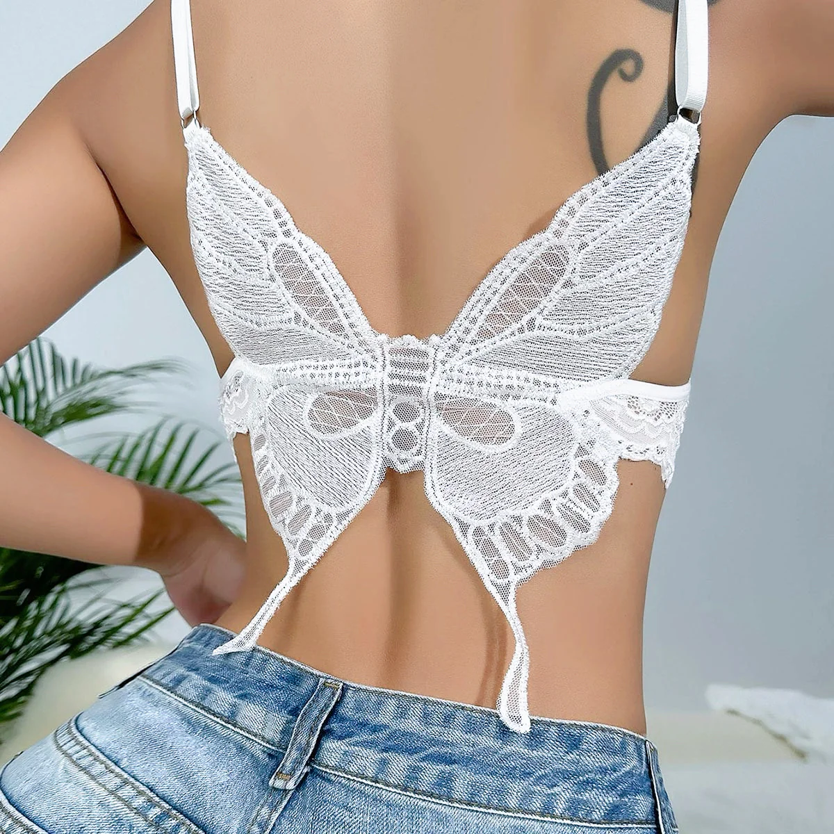 Lace butterfly camisole HA2523 - Image 3
